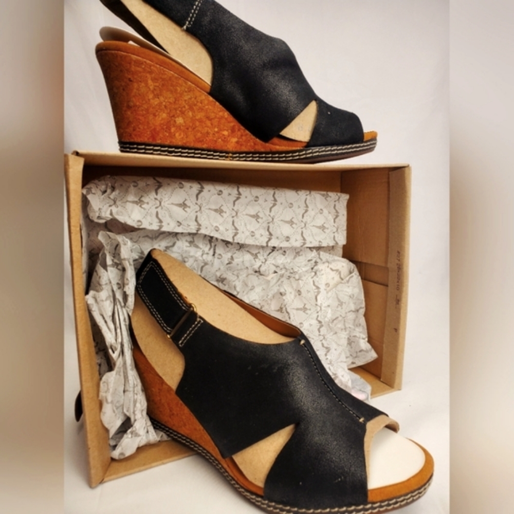 Clarks Wedge Shoe